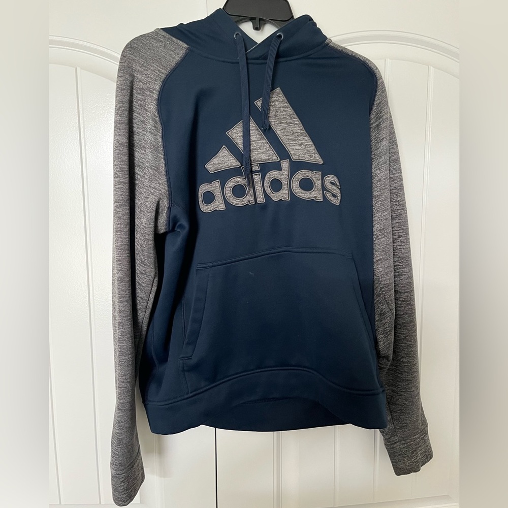 Adidas blue hoodie size M medium